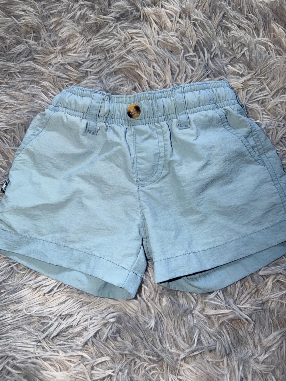 Classic Steel Blue Toddler Boy Shorts